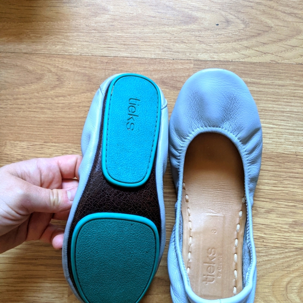 Tieks Cool Grey Size 8